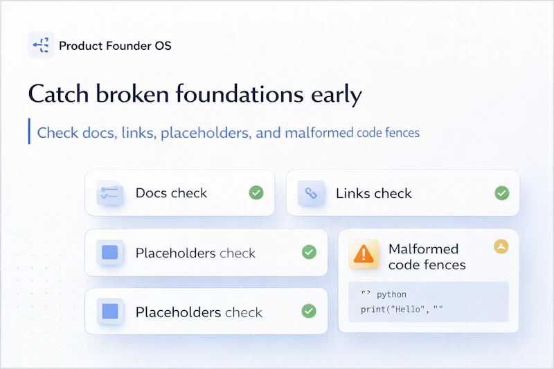 Product Founder OS screenshot 3
