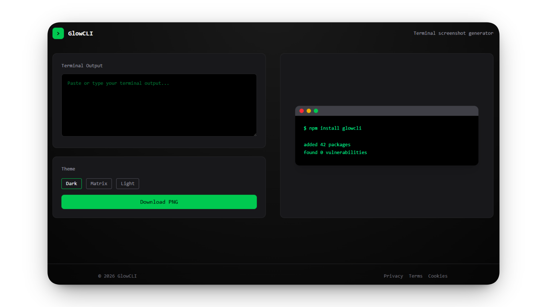 GlowCLI gallery image
