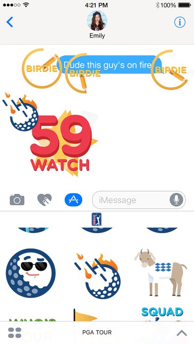 PGA TOUR Emoji Keyboard gallery image