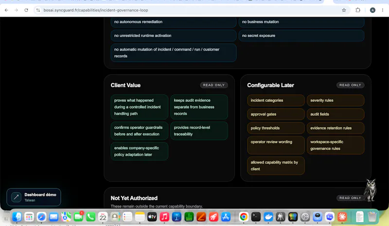 BOSAI Control Plane screenshot 11