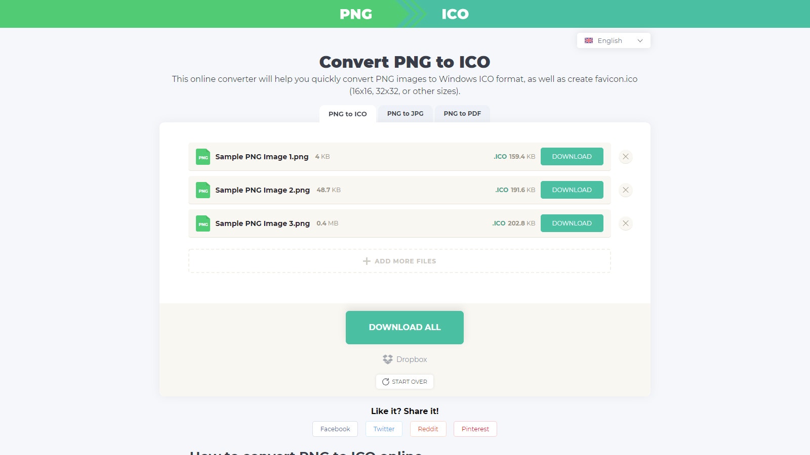 PNG to ICO Converter gallery image