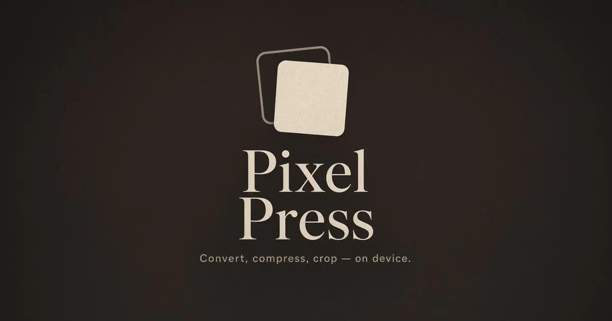 Pixel Press -100% offline Pdf & img tool