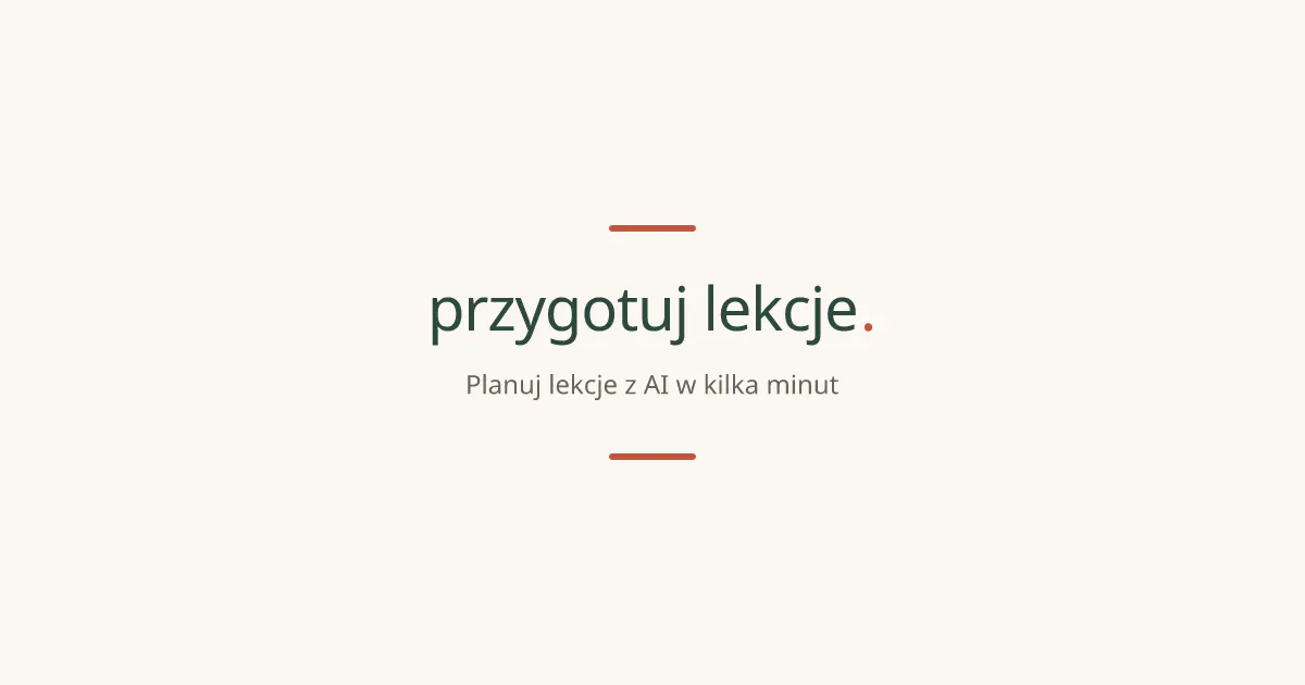 Banner del producto przygotuj lekcje.