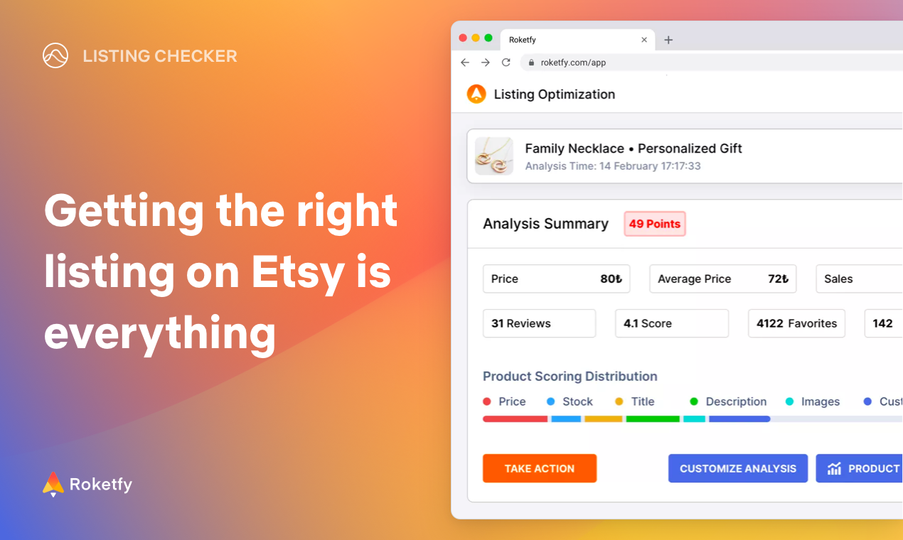 Roketfy - Лучший инструмент оптимизации на рынке для Etsy медиа 3