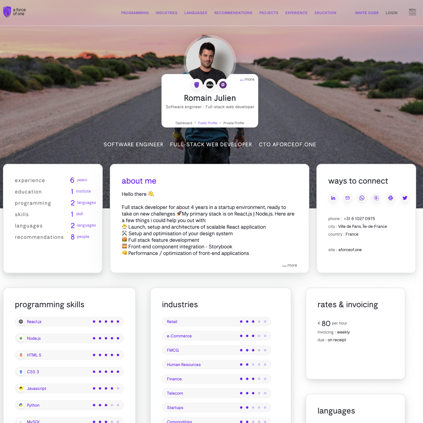 a force of one gallery image