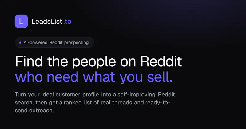 LeadsList.to screenshot 2