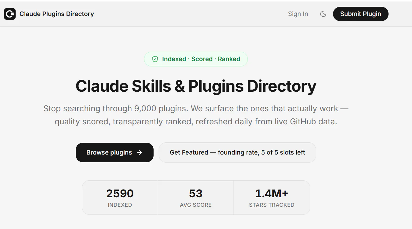 Claude Plugins Directory gallery image