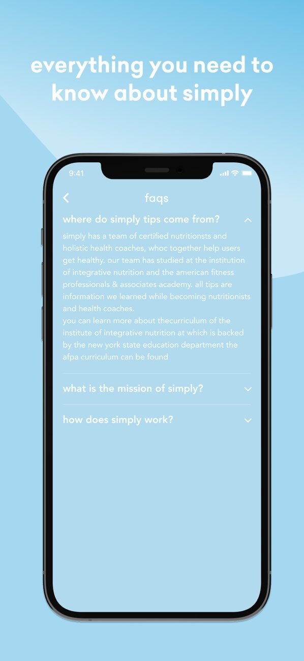 simply - Screenshot 5 showing product features and functionality