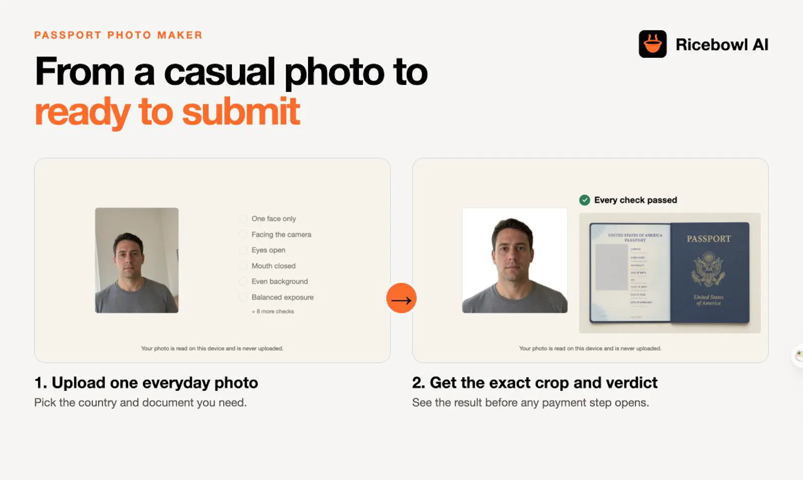 Ricebowl Passport Photo Maker screenshot 2