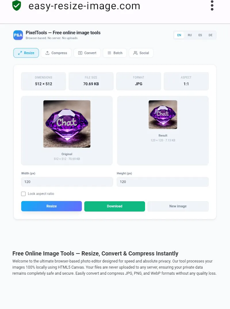 PixelTools screenshot 2