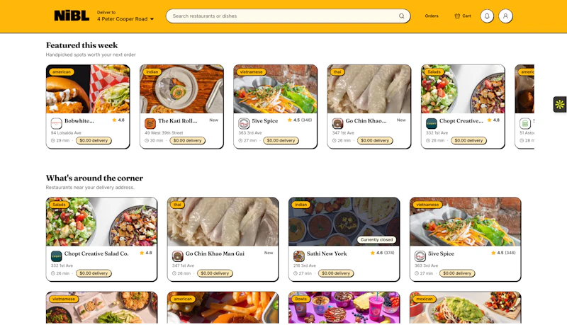 NiBL — Eat well, sip something new screenshot 2