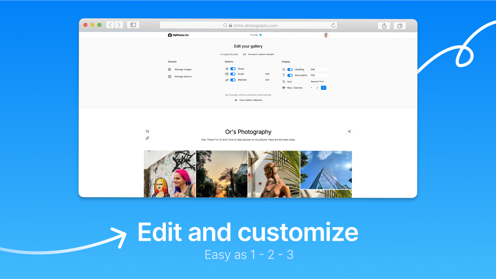 Media MyPhotos.Site - Tạo một trang web thư viện từ Google Photos trong 60 giây 3