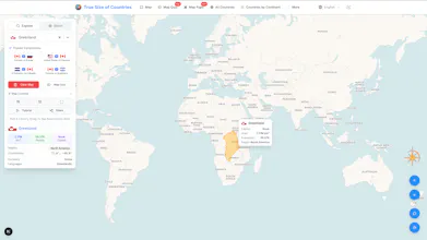 TrueSizeOfCountries.org gallery image
