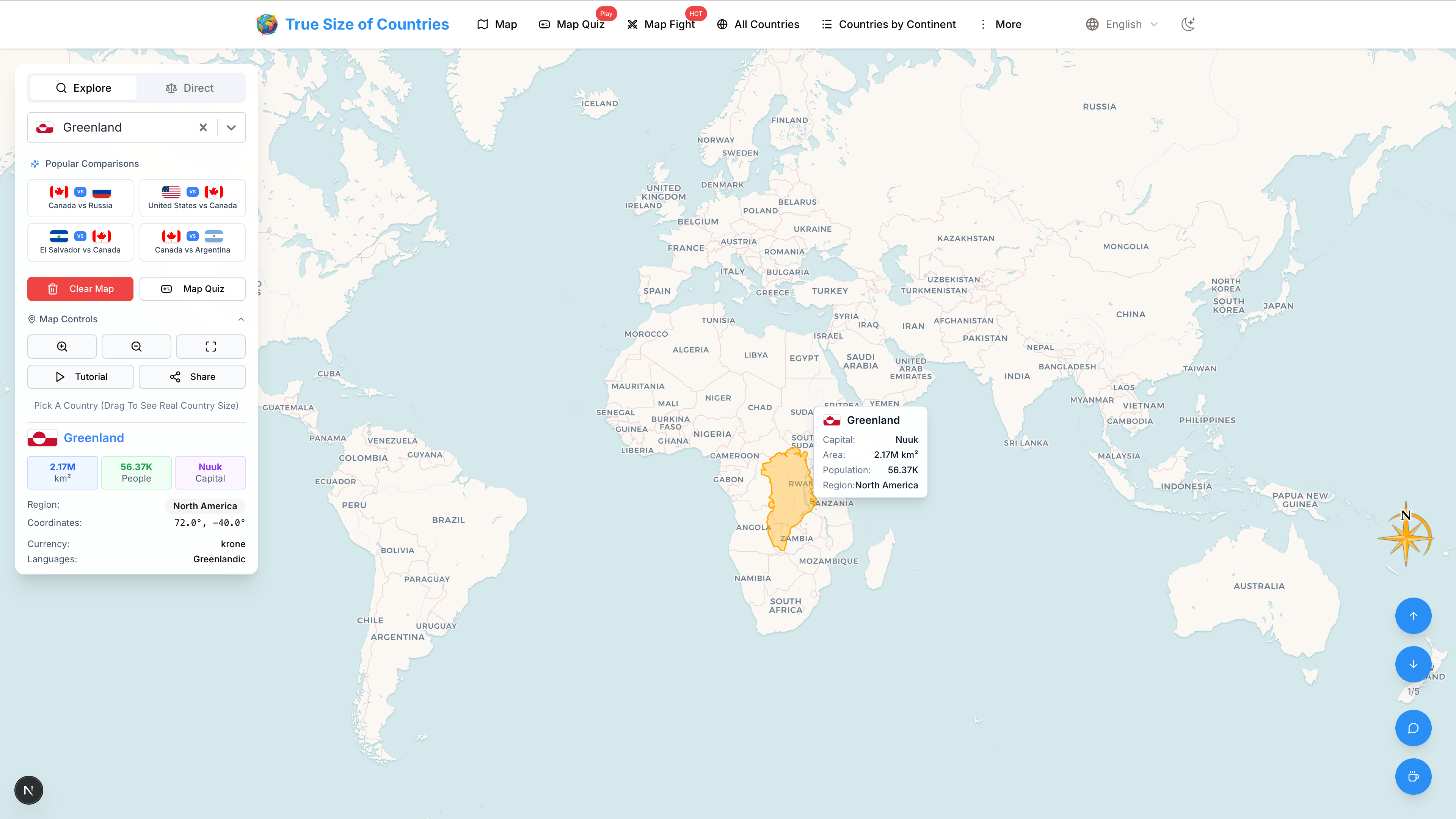 Média TrueSizeOfCountries.org - La carte du monde vous a menti - voir la vérité 6