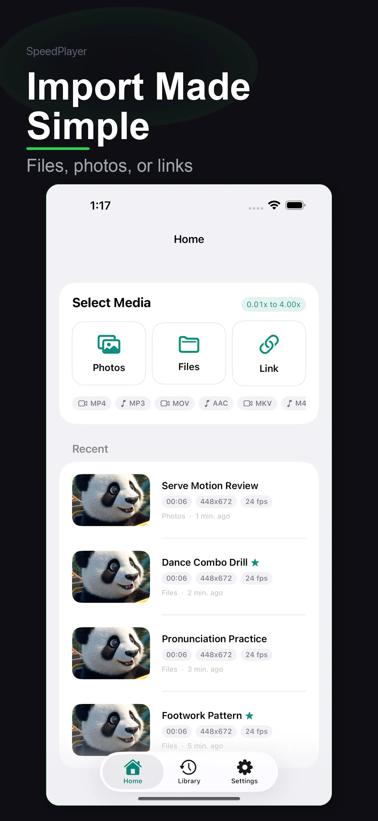 SpeedPlayer screenshot 3