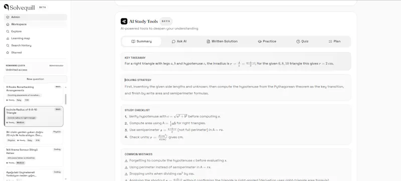 Solvequill screenshot 5