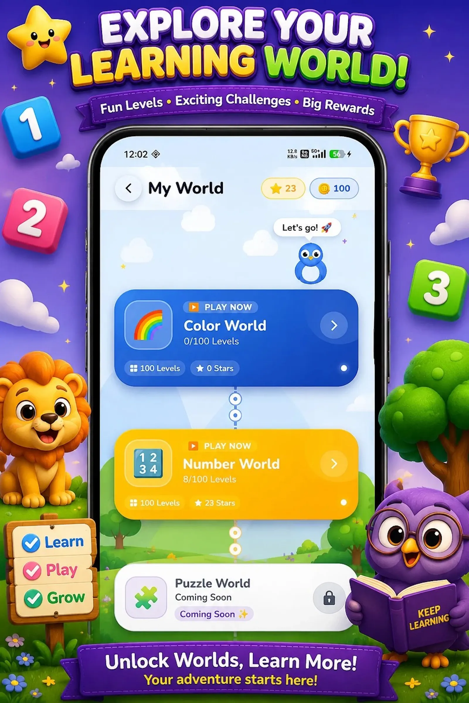Kids World: Learn • Play • Grow screenshot 2