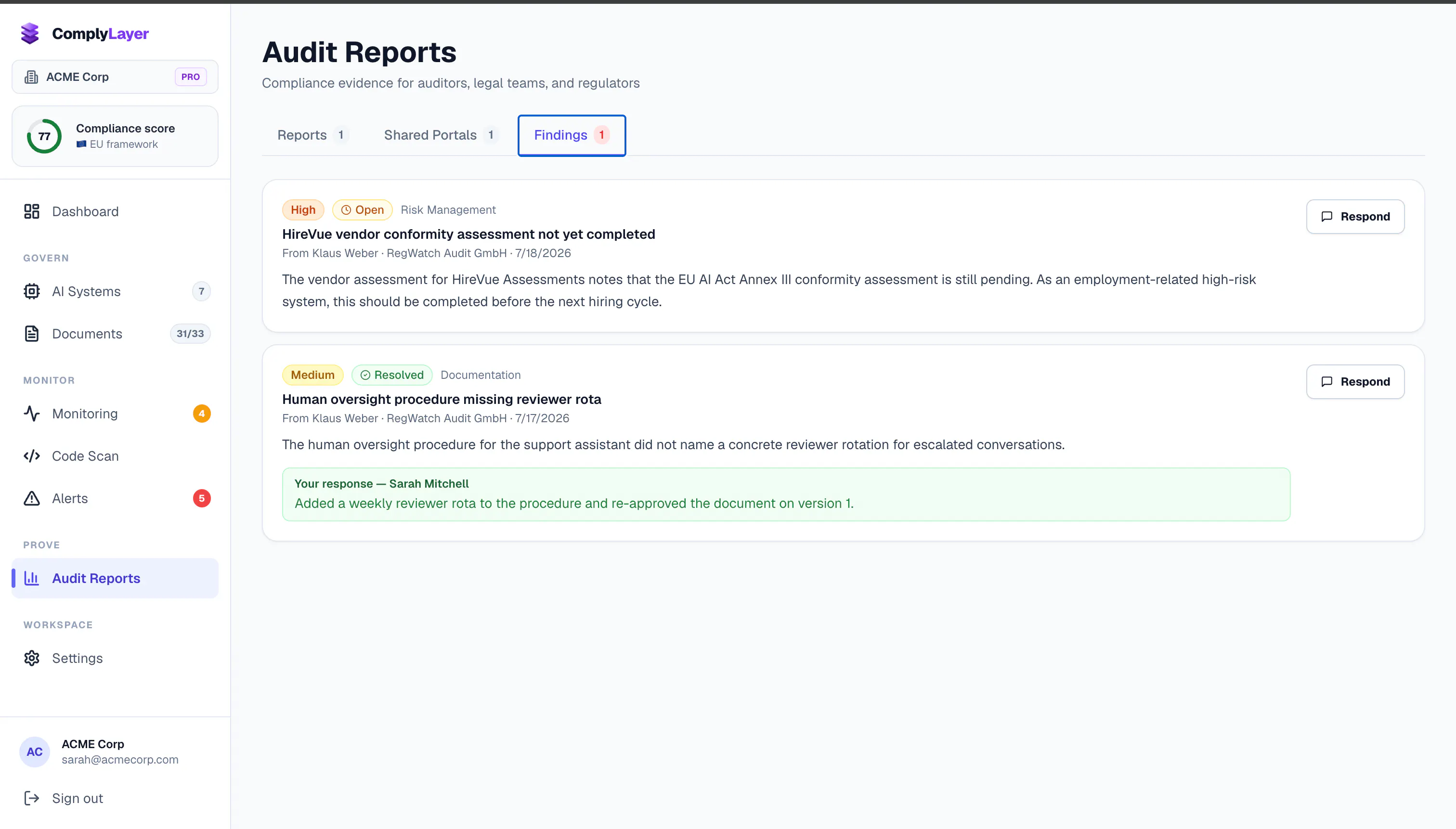 ComplyLayer gallery image