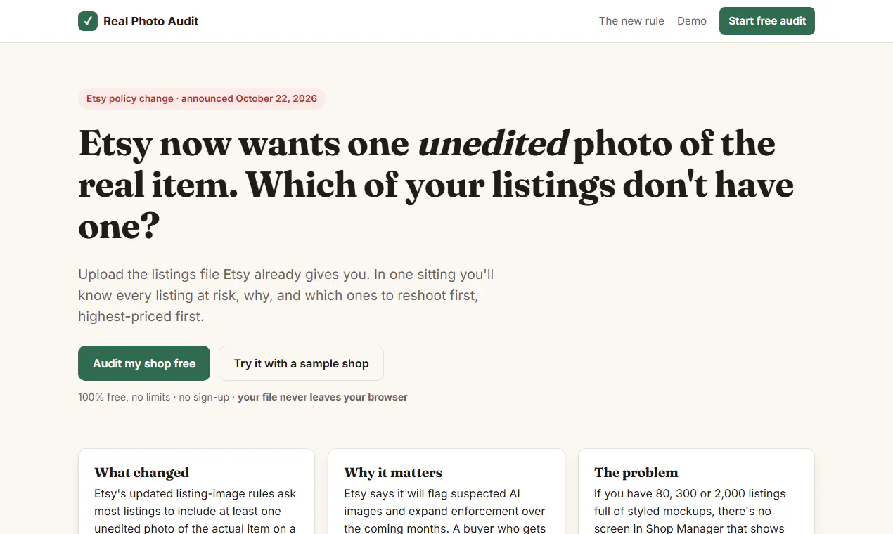 Real Photo Audit gallery image