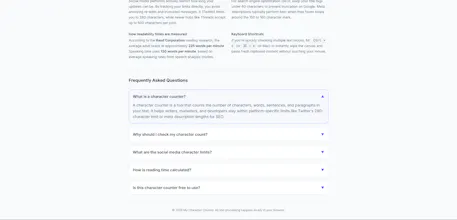 Free SEO and character counter Tool gallery image