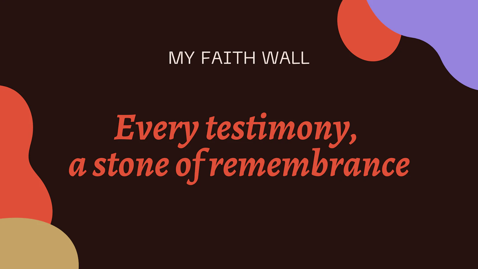 The Faith Wall — Share Your Journey screenshot 2