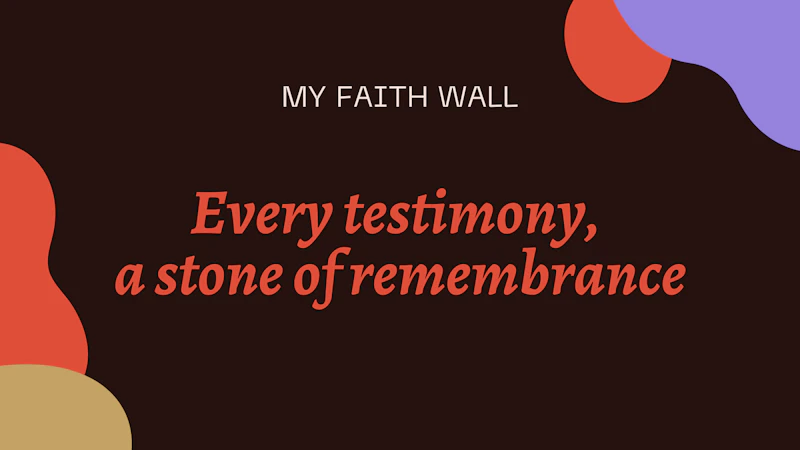 The Faith Wall — Share Your Journey screenshot 2