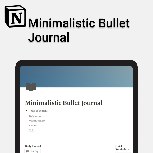 Noción Minimalista Bullet Journal - Capture sus pensamientos, sueños y aspiraciones media 1