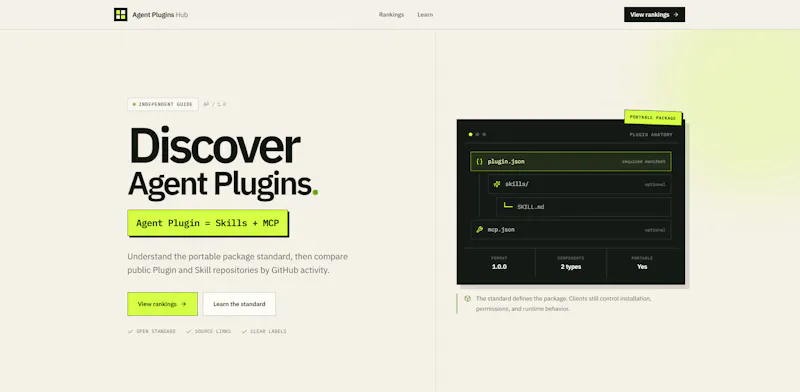 Agent Plugins Hub screenshot 1