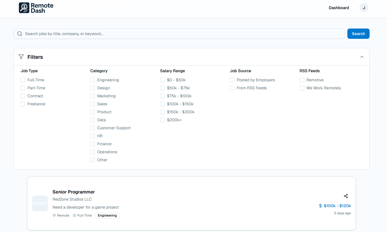 RemoteDash - Screenshot 3 preview
