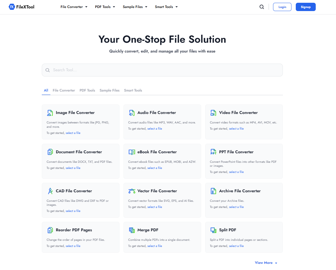 FileXTool - Main product screenshot demonstrating key features and user interface
