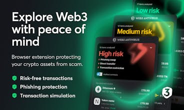 Web3 Antivirus Extension 2.0 gallery image