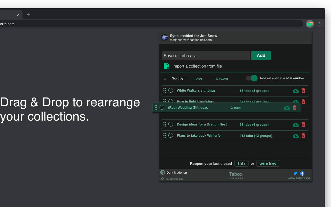 Tabox - Save and Share Tab Groups gallery image