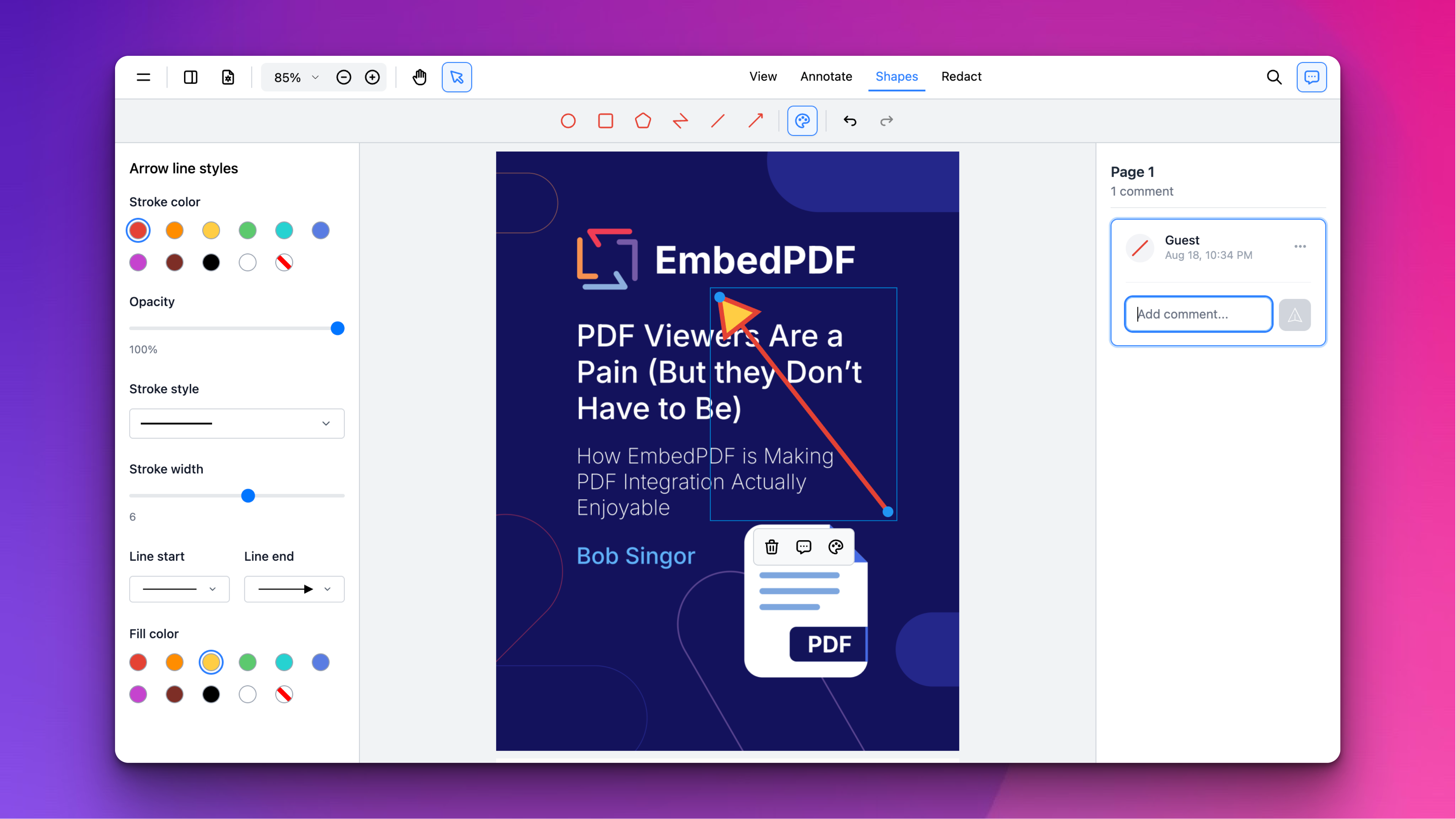 EmbedPDF gallery image