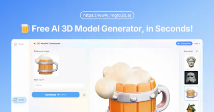 Free AI 3D Model Generator gallery image