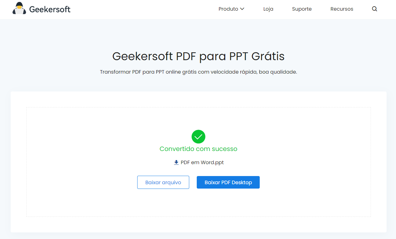 मुफ्त पीपीटी के लिए geekersoft पीडीएफ - पीडीएफ को पीपीटी ऑनलाइन मुफ्त अच्छी गुणवत्ता में ट्रांसफ़ॉर्म करें। मीडिया 2