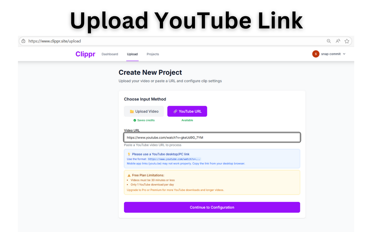 Clippr - Screenshot 2 showing product features and functionality