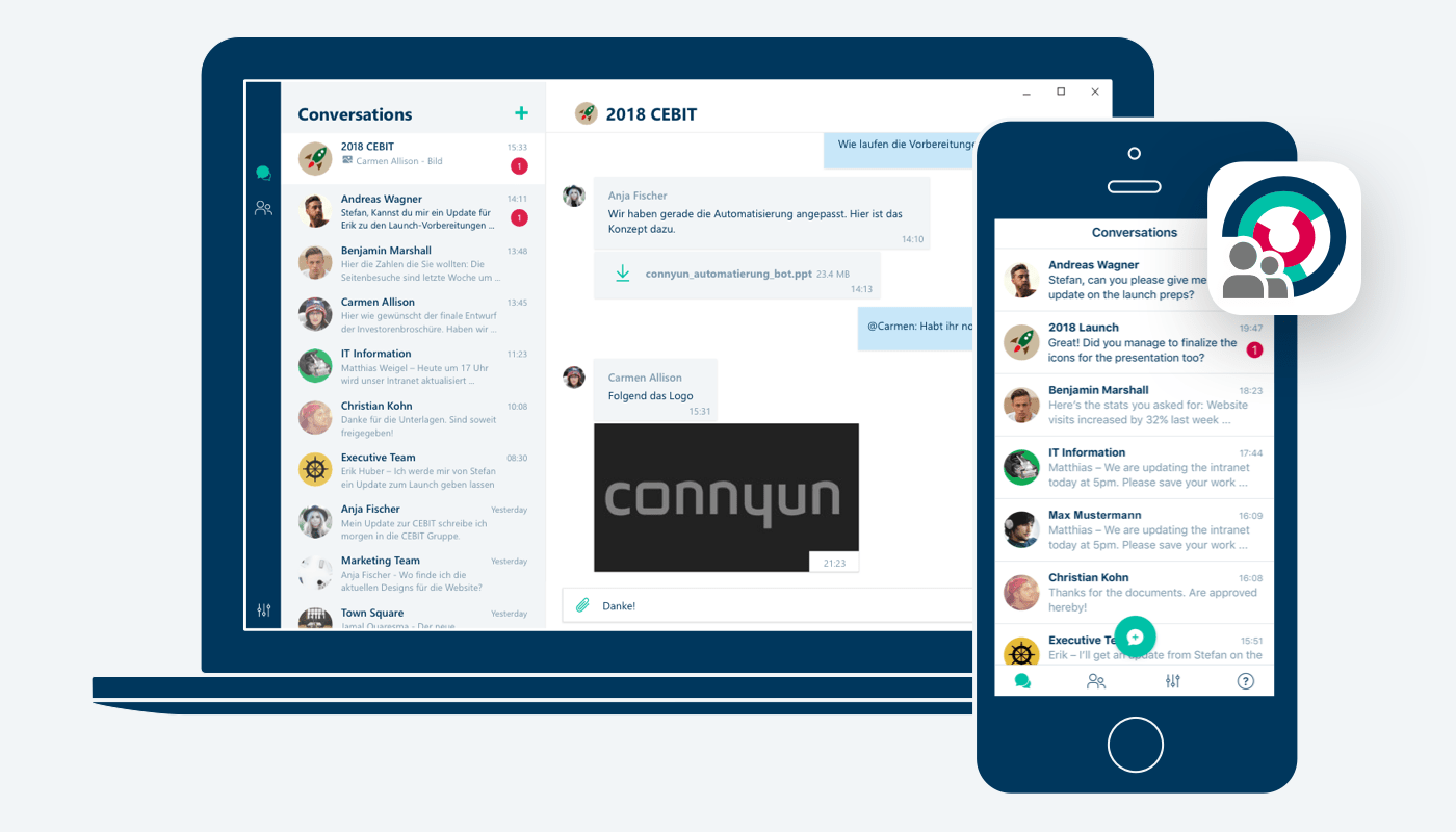 ginlo @work gallery image