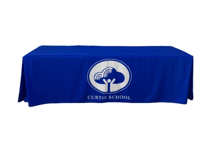 Custom Printed Logo Tablecloth gallery image
