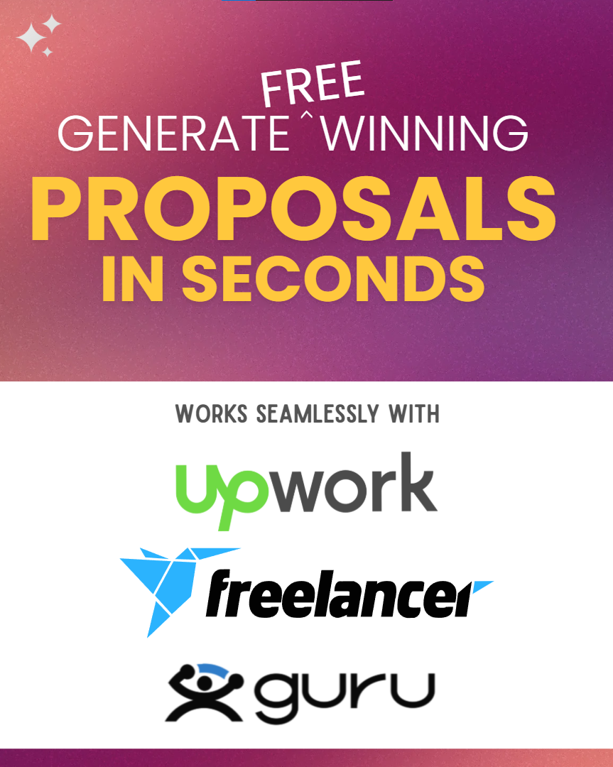 AI Proposal Generator for Freelancers - Main screenshot showing features and interface