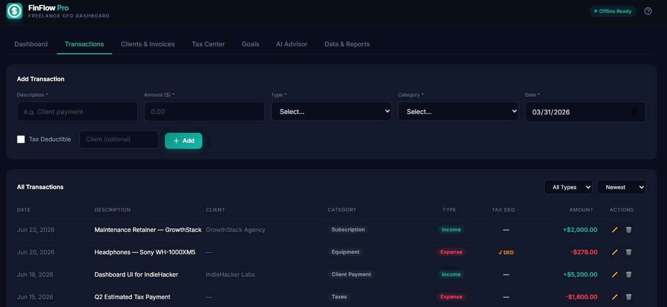 FinFlow gallery image
