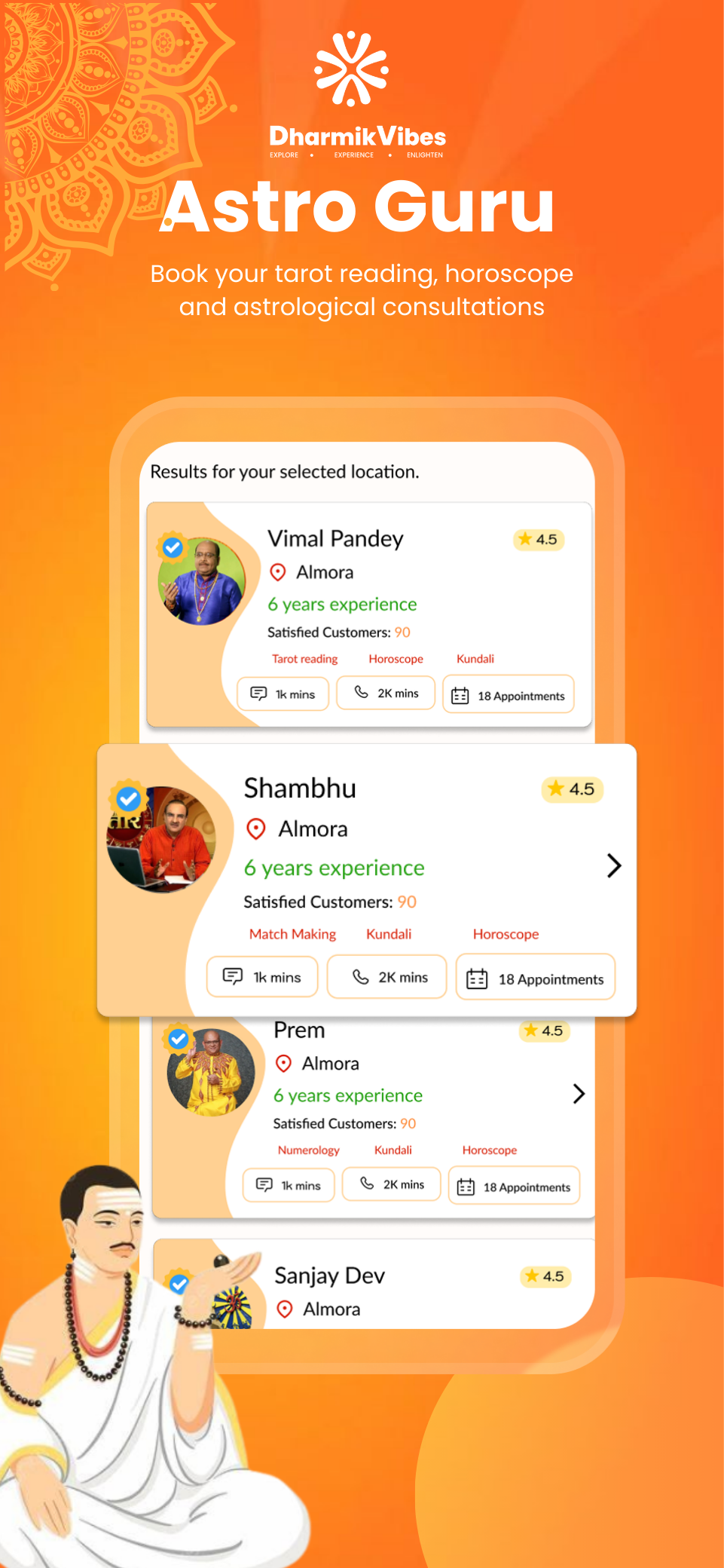 Religioso - L'app spirituale dell'India per pandit, astrologia e viaggio media 3