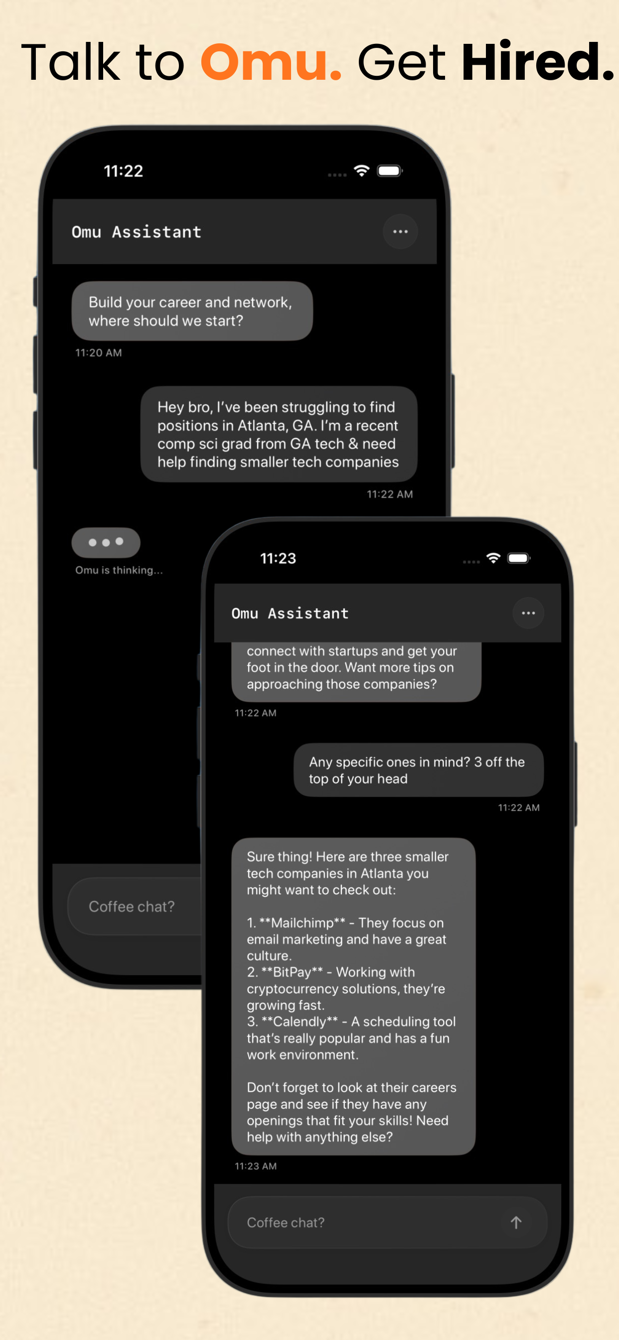 Hiomu - Career Assistant gallery image