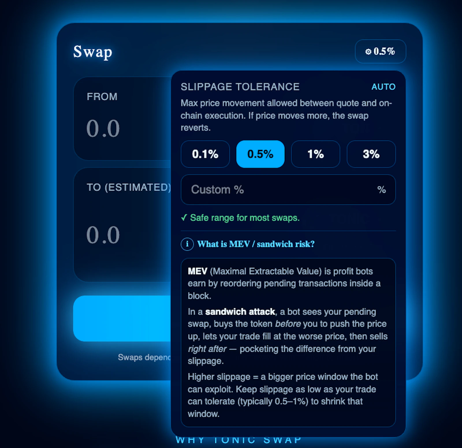 TONIC Swap — The Fastest Swap on TON screenshot 3