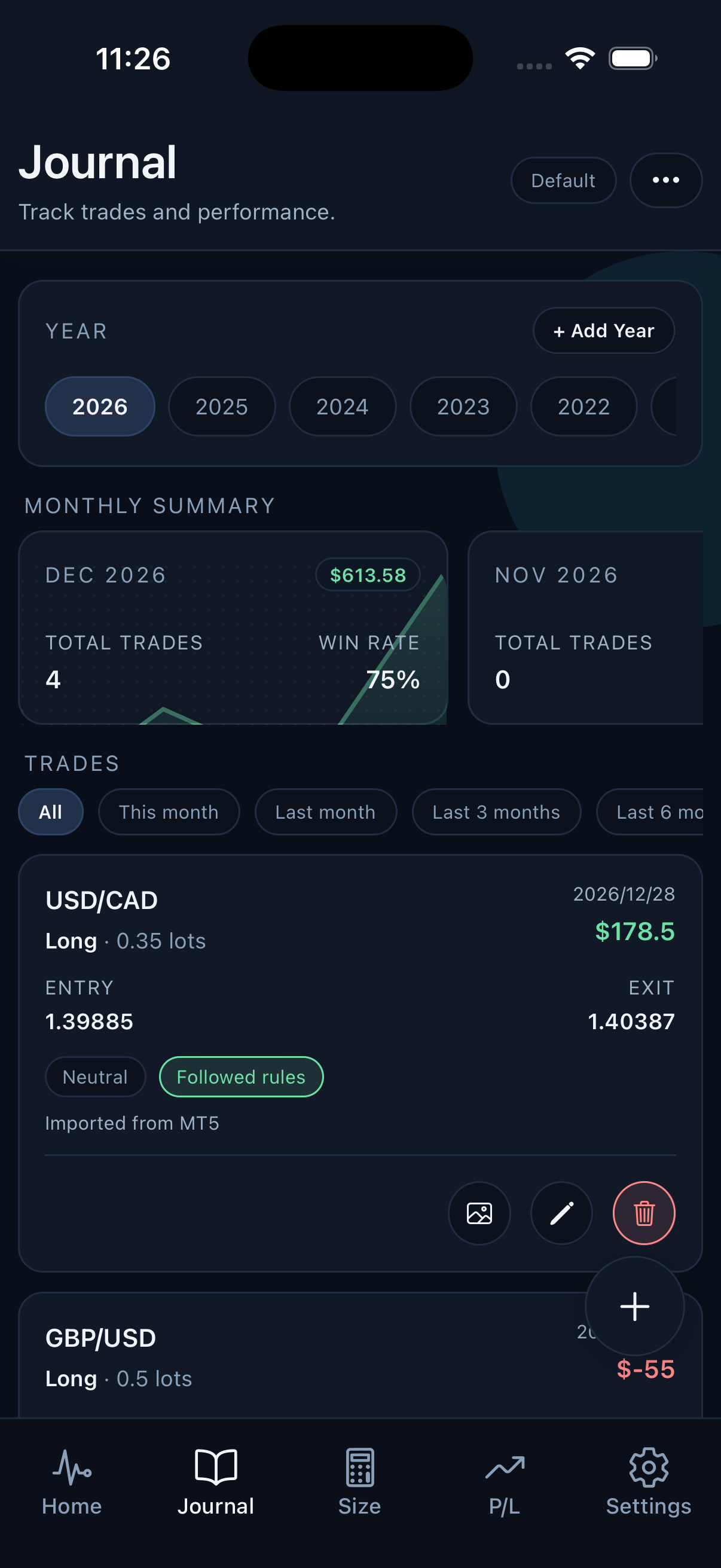 Miraix Trade Journal media 4