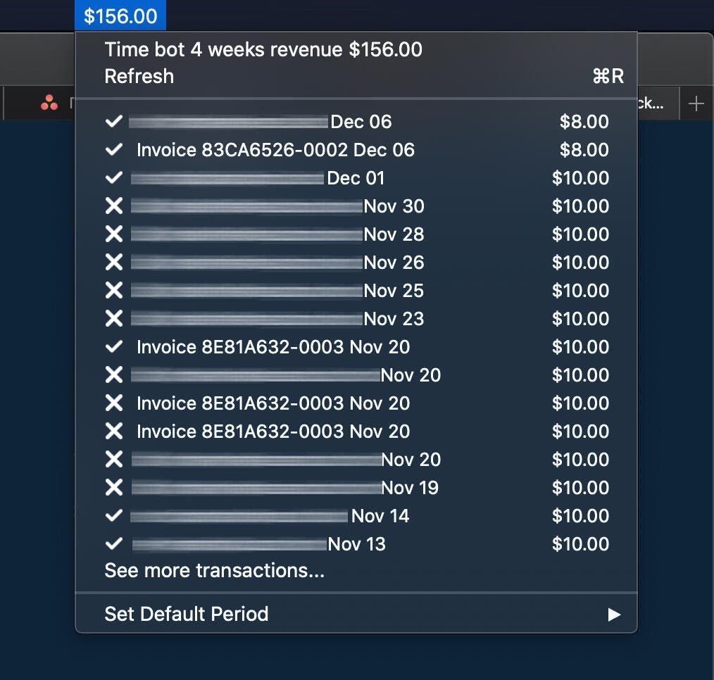 Cashbar Track your cash in menu bar Product Hunt