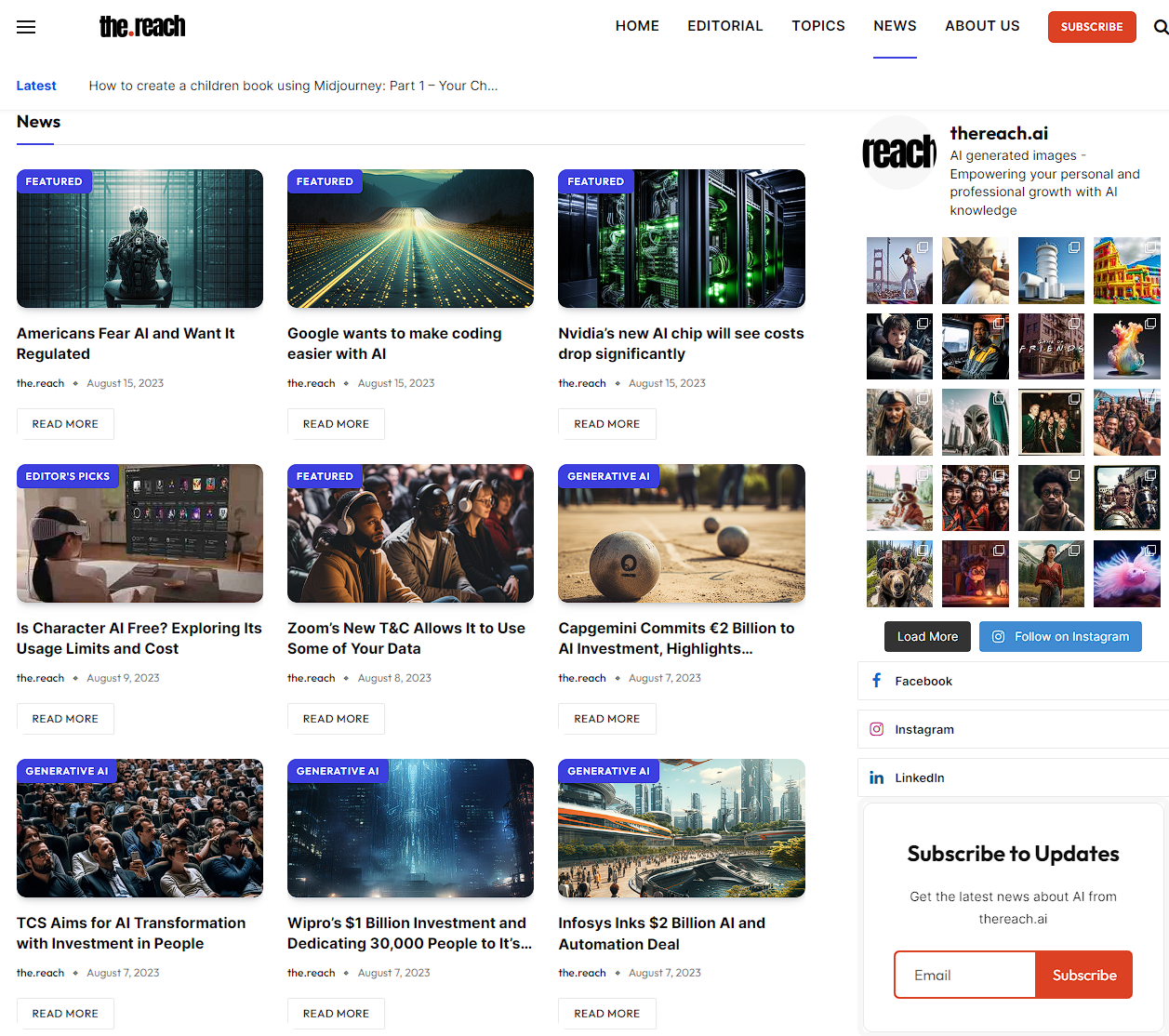 وسائط thereach.ai - تمكين نموك بمعرفة الذكاء الاصطناعي 2