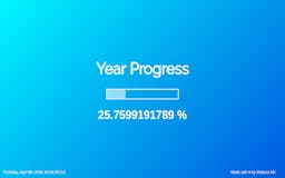 Year Progress media 2