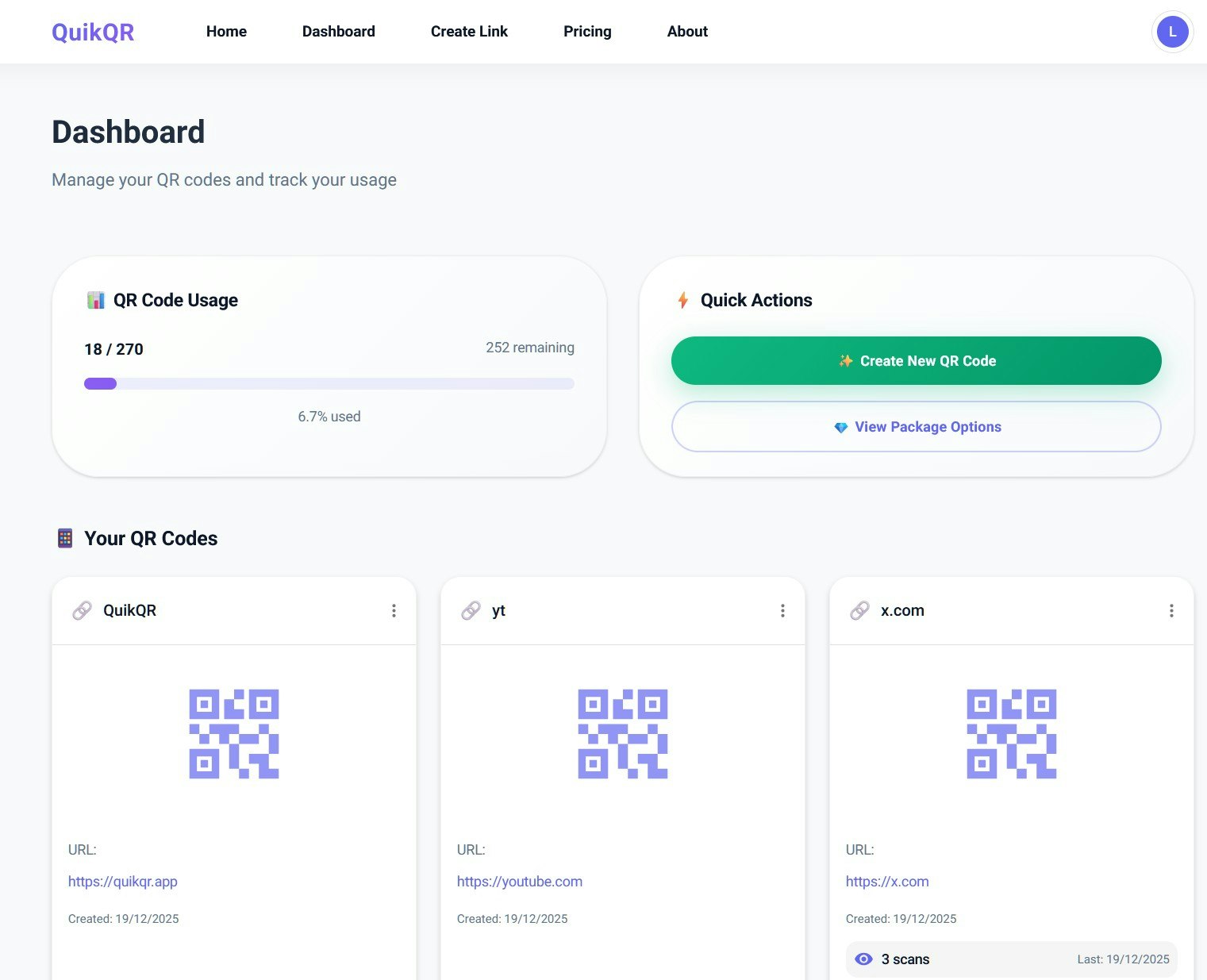 QR Code Generator - Screenshot 3 showing product features and functionality