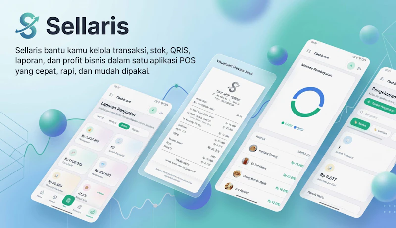 Sellaris POS - Kasir UMKM screenshot 1