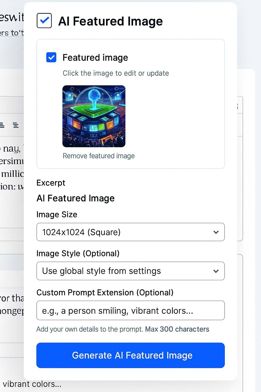AI Featured Image for WordPress media 6